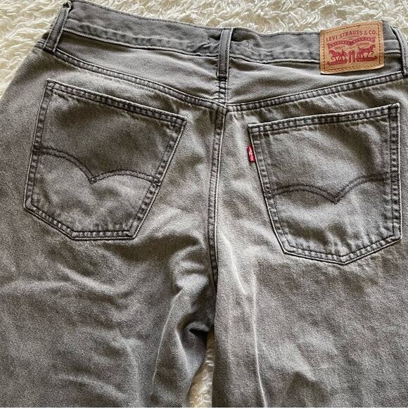 Levi’s Low Pro Straight Jeans Worn in Light Grey Size 32 - Picture 11 of 14